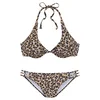 BRUNO BANANI Bikini ecru/pesek/rjava/črna