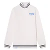 Moški pulover CCM Stripe 1/4 Zip White XL