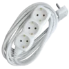 Produžni kabl + 3 utičnice 3x1,5mm2 - 3m beli