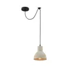 Maytoni T434-PL-01-GR - Luster na sajli BRONI 1xE27/60W/230V, O 16 cm, siva