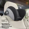 Qiaoshi Set jastuka za vrat i leđa za auto sedište, 32 x 8,5 x 20 cm, Crni