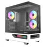 Raidmax Kućište za desktop računar Hurrikan H200, Midi Tower, ARGB, Belo-crno