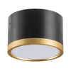 LED plafonsko svetlo MIRELLA 1xGX53/6W/230V crna/zlatna