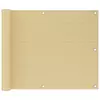 Balkonski zastor bež 75 x 300 cm HDPE