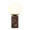 Nordlux - Stona lampa LILLY 1xE14/25W/230V mermer/braon