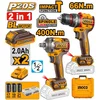 CKLI20275E AKU SET (BUŠ 66NM + ODV 400NM) SUPER INGCO