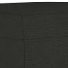 4-dijelni set sofa s jastucima crni od tkanine