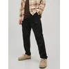 JACK & JONES Muške pantalone 12216664, Crne