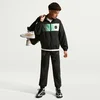 Nike KM K TRACKSUIT WVN FZ, dječija trenerka za nogomet, crna IQ5798