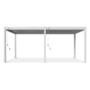 Bioklimatska pergola Antares Samostoječa, 3.6 x 6, Bela, Ročni