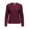 OBJECT Bluza OBJEVIE vinsko rdeča