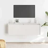 Zidni ormarić bijeli 100 x 30 x 35 cm od masivne borovine