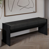 Atelier del Sofa Klupa Pearl, 120x45x35 cm, Crna
