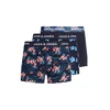 JACK & JONES Boksarice JACLAMINE svetlo modra / temno modra / rdeča / bela