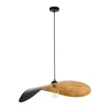 Luster na sajli LEAF 1xE27/15W/230V crna/zlatna