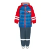PLAYSHOES Funkcionalna obleka Rennwagen modra/marine/rdeča/bela