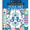 Brain Games - Sticker by Number: Folk Art