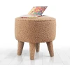 Atelier del Sofa Tabure 37x38x38, Braon