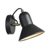 Zidno usmereno svetlo ASTAMA 1xE27/40W/230V crna/mesing