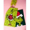 Sinsay - Set dečjih pamučnih peškira za ruke sa božićnim motivom 2 pack Grinch - zeleno