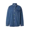 EDITED Bluza Anisha modra/moder denim