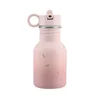 Kikka Boo Flašica sa slamkom od nerđajučeg čelika 350 ml Flora Blush