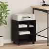 Držač za printer Crni hrast 41 x 32 x 48 cm Konstruirano drvo