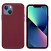 Liquid silikonski ovitek za iPhone 13 Mini - bordo rdeč
