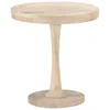 Vidaxl Stranska mizica O 50x55 cm trden mangov les