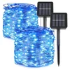 Novogodišnje solarne lampice PLAVE 20 metara