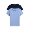 Tommy Jeans osnovna kratka ženska majica bombaž z elastanom paket 2 kosov