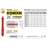 shumee HITROMONTAŽNI ZATIČ S PRIROBNICO KSMXN 8*80MM - KXH 8*80K