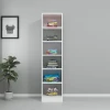 Hanah home Ormar Kale 45x190x52cm Bijeli