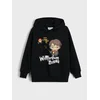 Sinsay - Oversize hoodie sa printom Harry Potter - crno
