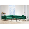 Atelier del Sofa Como Left Ugaona garnitura, Zelena