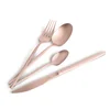 Komplet jedilnega pribora iz nerjavnega jekla za 6 oseb Rose Gold 24-delni 55201