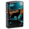 Zippo 46252 vžigalnik Wolf in Nature, 540 Tumbled Chrome
