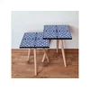 Hanah Home Sklapajući Stočić 2 Komada 2SHP31 - Navy Plavo