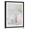 Plakat s paspartujem luksuzno Shabby Chic tihožitje - 20x30 no frame