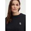 Bombažna obleka Karl Lagerfeld