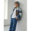 Sinsay - Sherpa jakna sa tie dye dezenom - šareno