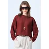 Trend Alacati Stili Ženska bluza Alc-X14623, Bordo