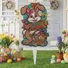Hoppy Easter Bunny - Višenamenski znak za dvorište