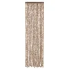 Vidaxl Zavesa proti mrčesu bež in temno rjava 56x185 cm šenilja