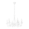 Luster na lancu DONATO 6xE14/40W/230V bela
