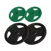 GORILLA SPORTS Set gumiranih tegova (2x5 kg i 2x10 kg)