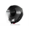 Kaciga za motor veličina XL-MVX 61-62 cm 852 Jet Open Face dupli vizir crna