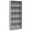 Regal za knjige boja hrasta 80x24x176 cm konstruirano drvo