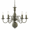 Searchlight 2265-5GY - Luster na lancu GREYTHORNE 5xE14/40W/230V