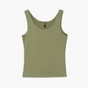 Cropp - Top na naramnice - oliva